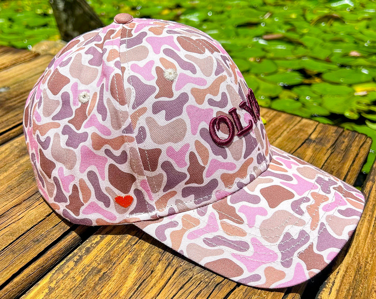 OLY B “Plum Camo” Dad Cap -Drop 3
