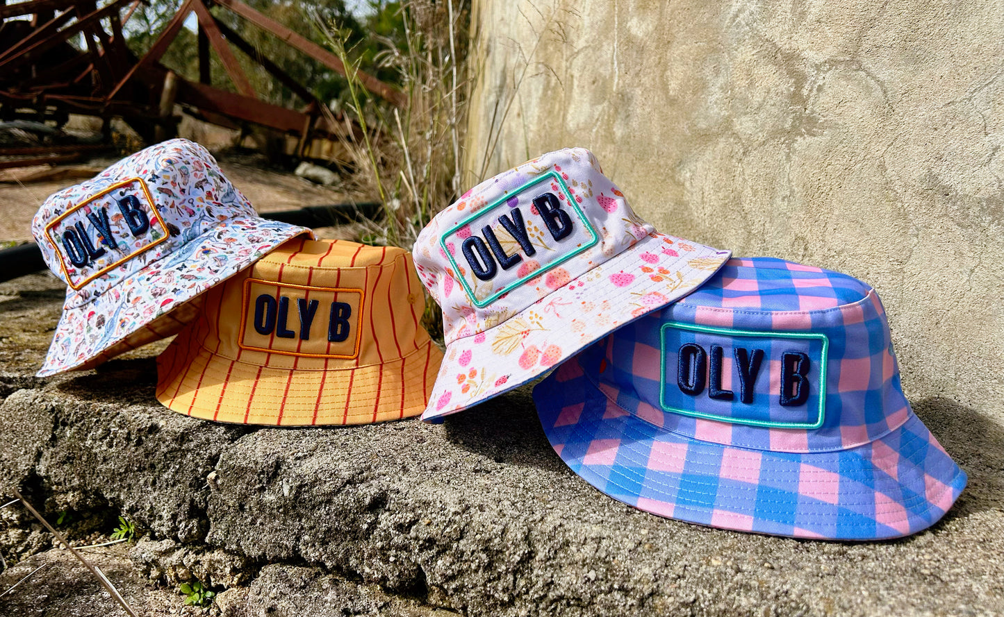 OLY B “Woodland Garden” Kids Reversible Bucket Hat -Drop 4