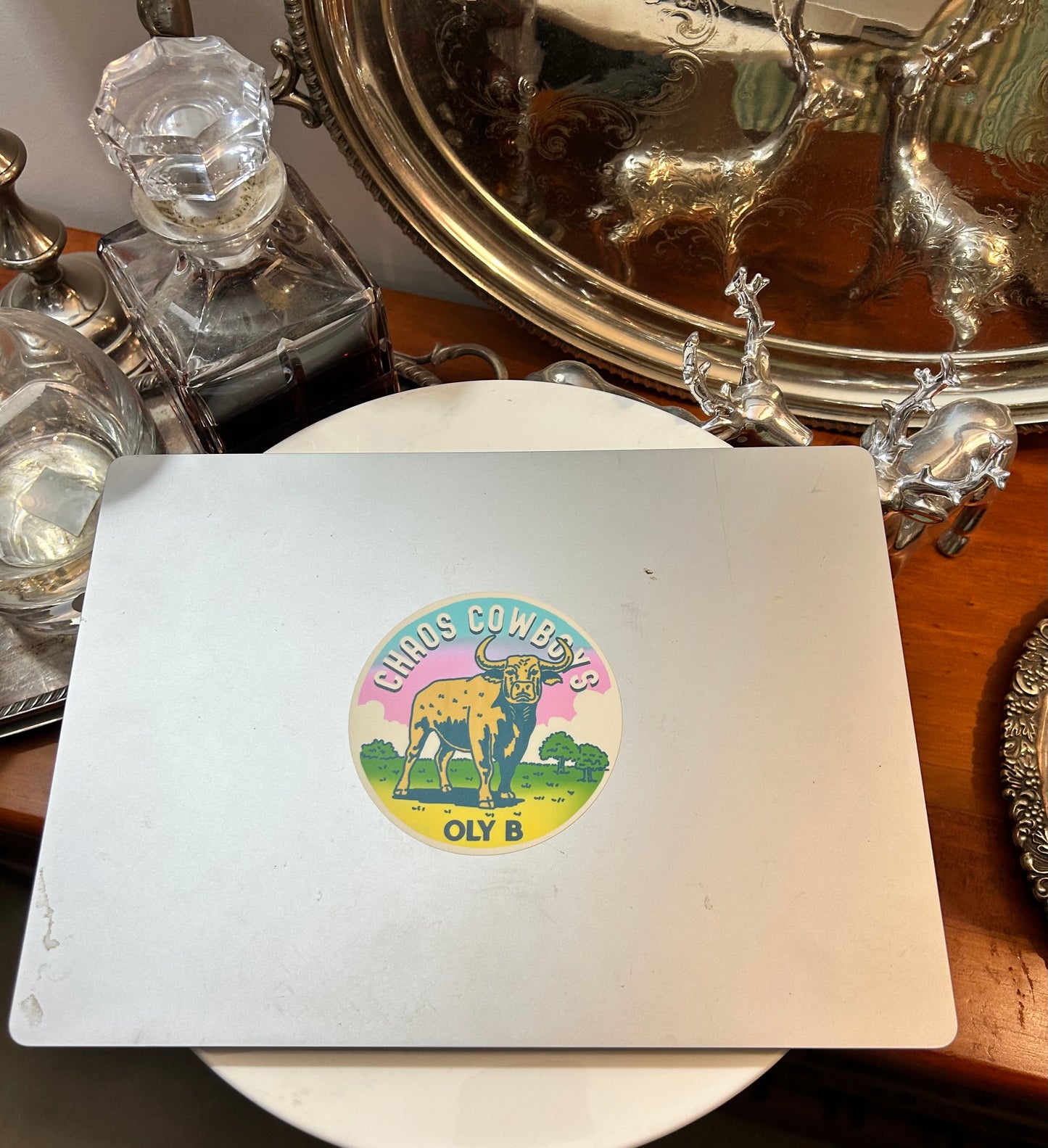 Chaos Cowboys Sticker by OLY B