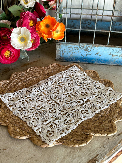Vintage Large Doilies- Design options available