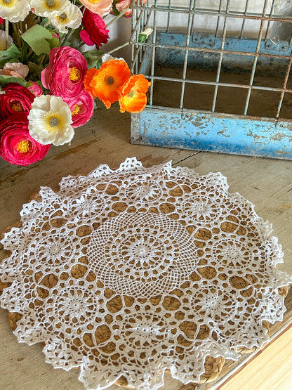 Vintage Large Doilies- Design options available