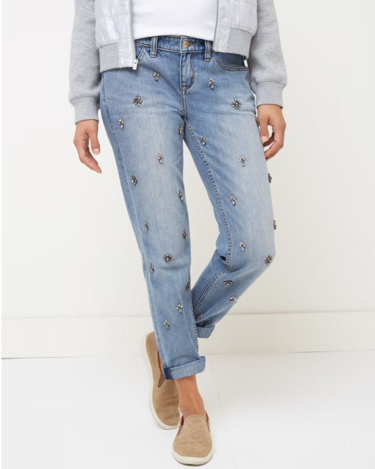 Stefano Boyfriend Jeans by Tommy Bahama- fits size 8/8-10