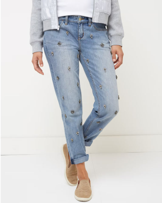 Stefano Boyfriend Jeans by Tommy Bahama- fits size 8/8-10