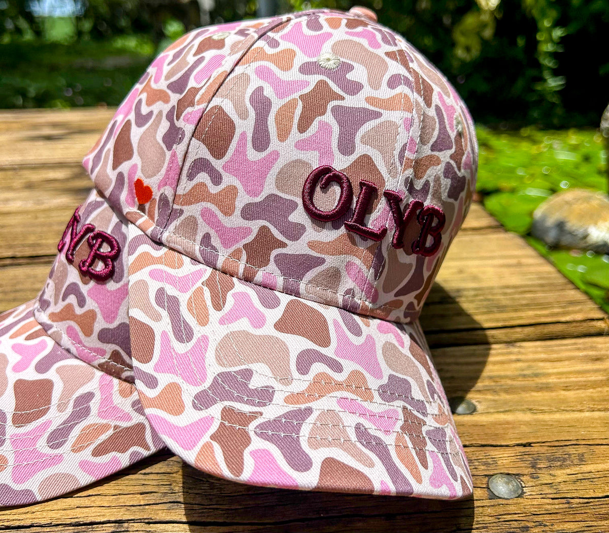 OLY B “Plum Camo” Dad Cap -Drop 3
