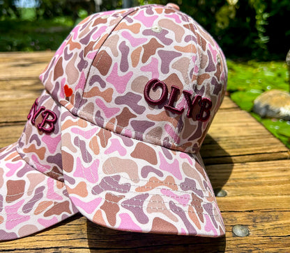 OLY B “Plum Camo” Dad Cap -Drop 3