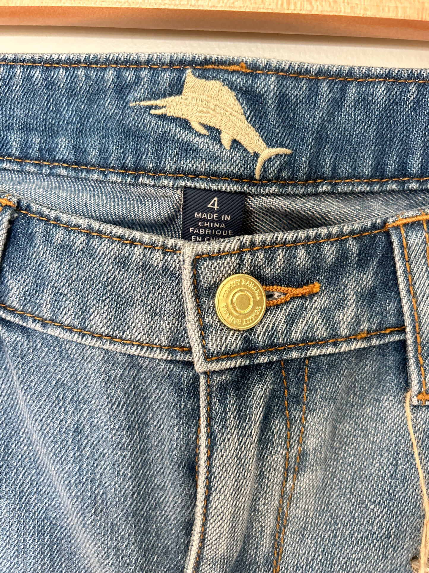 Stefano Boyfriend Jeans by Tommy Bahama- fits size 8/8-10