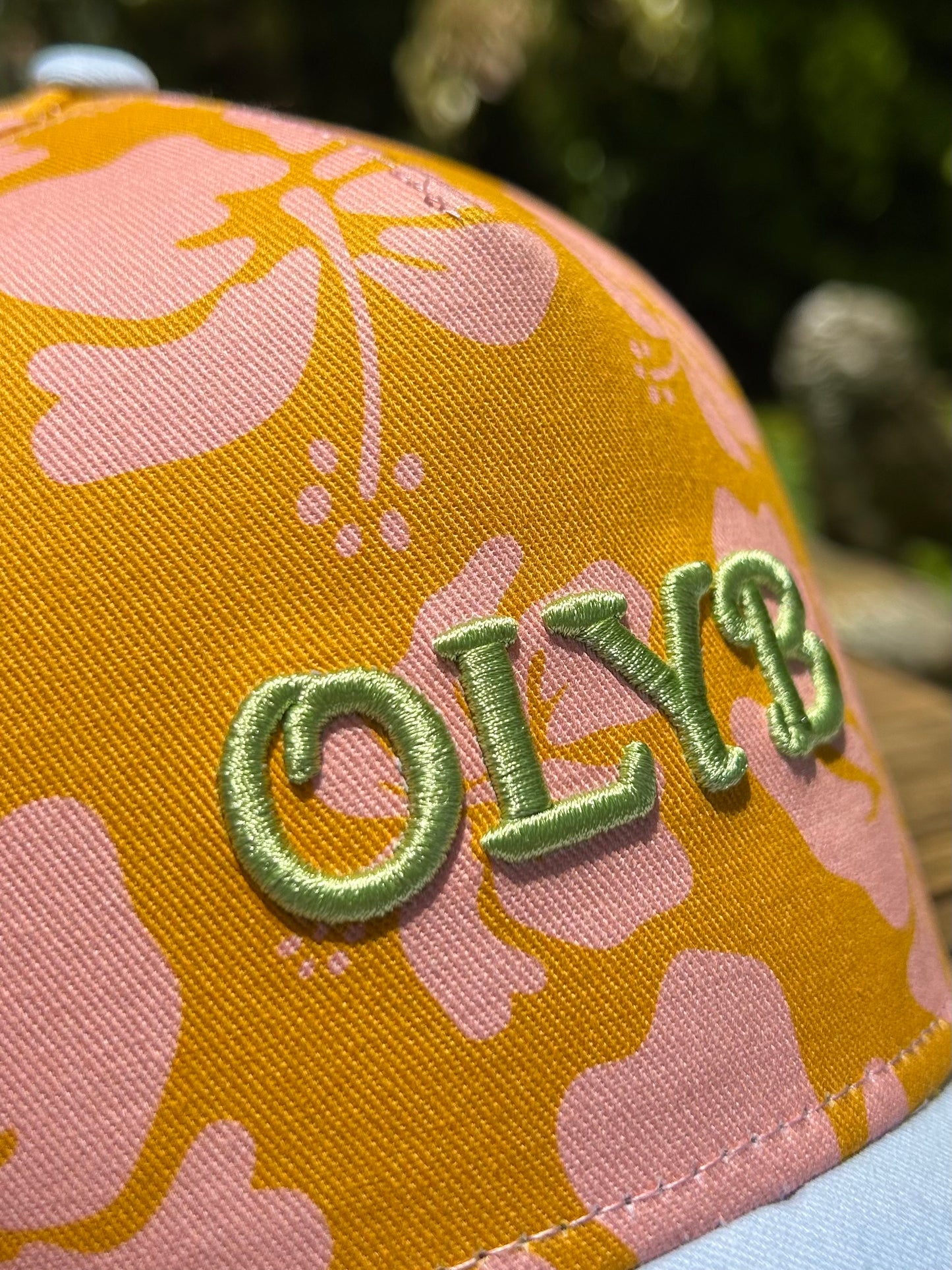 "Coastal Cowgirl” Hibiscus Baseball Cap