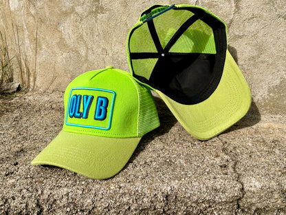 OLY B "Sour Apple" Mesh Trucker Cap-Drop 4
