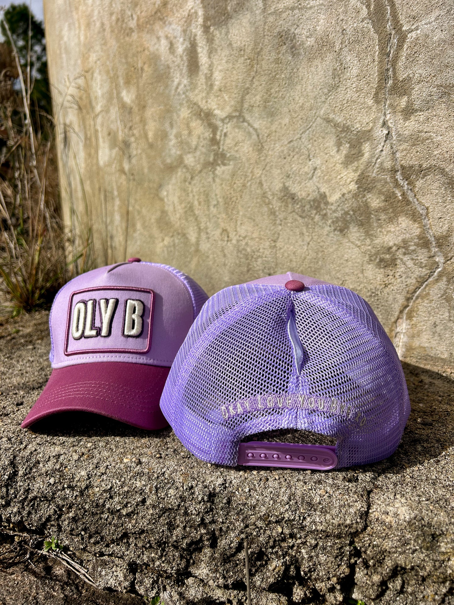OLY B "Lavender Haze" Ponytail Mesh Trucker Cap -Drop 4
