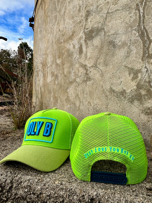 OLY B "Sour Apple" Mesh Trucker Cap-Drop 4