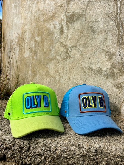 OLY B "Sour Apple" Mesh Trucker Cap-Drop 4