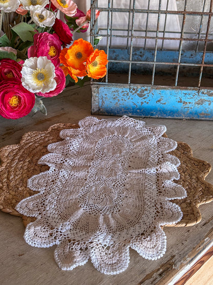 Vintage Large Doilies- Design options available