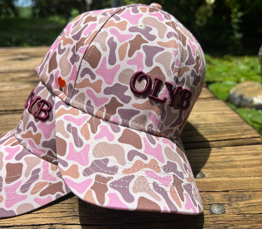 “Plum/Pink” Camo Classic Dad Cap