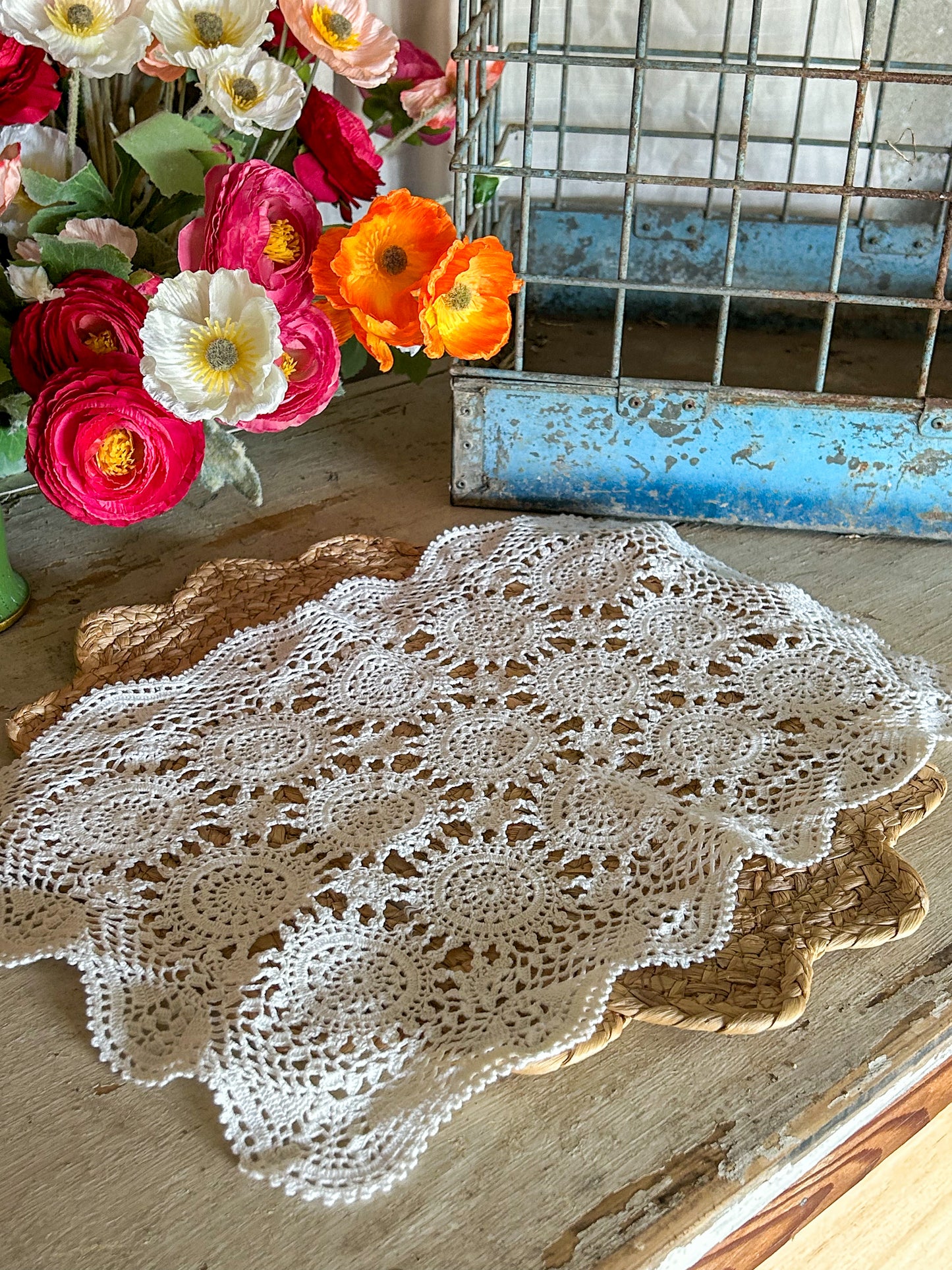 Vintage Large Doilies- Design options available