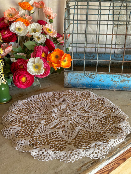 Vintage Large Doilies- Design options available