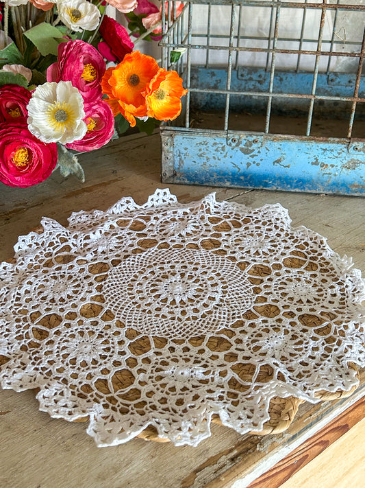 Vintage Large Doilies- Design options available