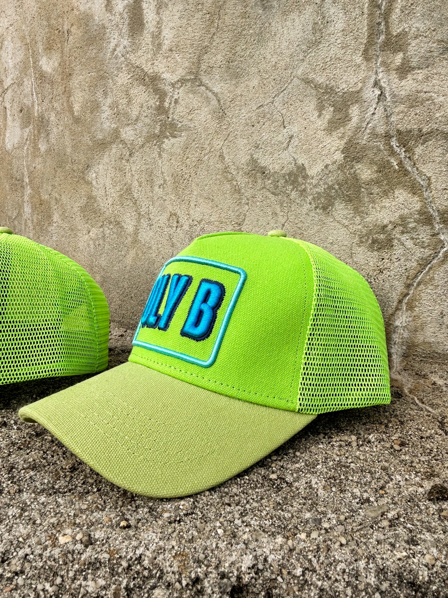 OLY B "Sour Apple" Mesh Trucker Cap-Drop 4