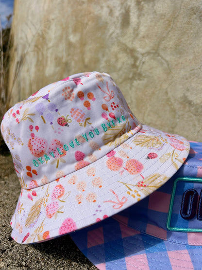 OLY B “Woodland Garden” Kids Reversible Bucket Hat -Drop 4