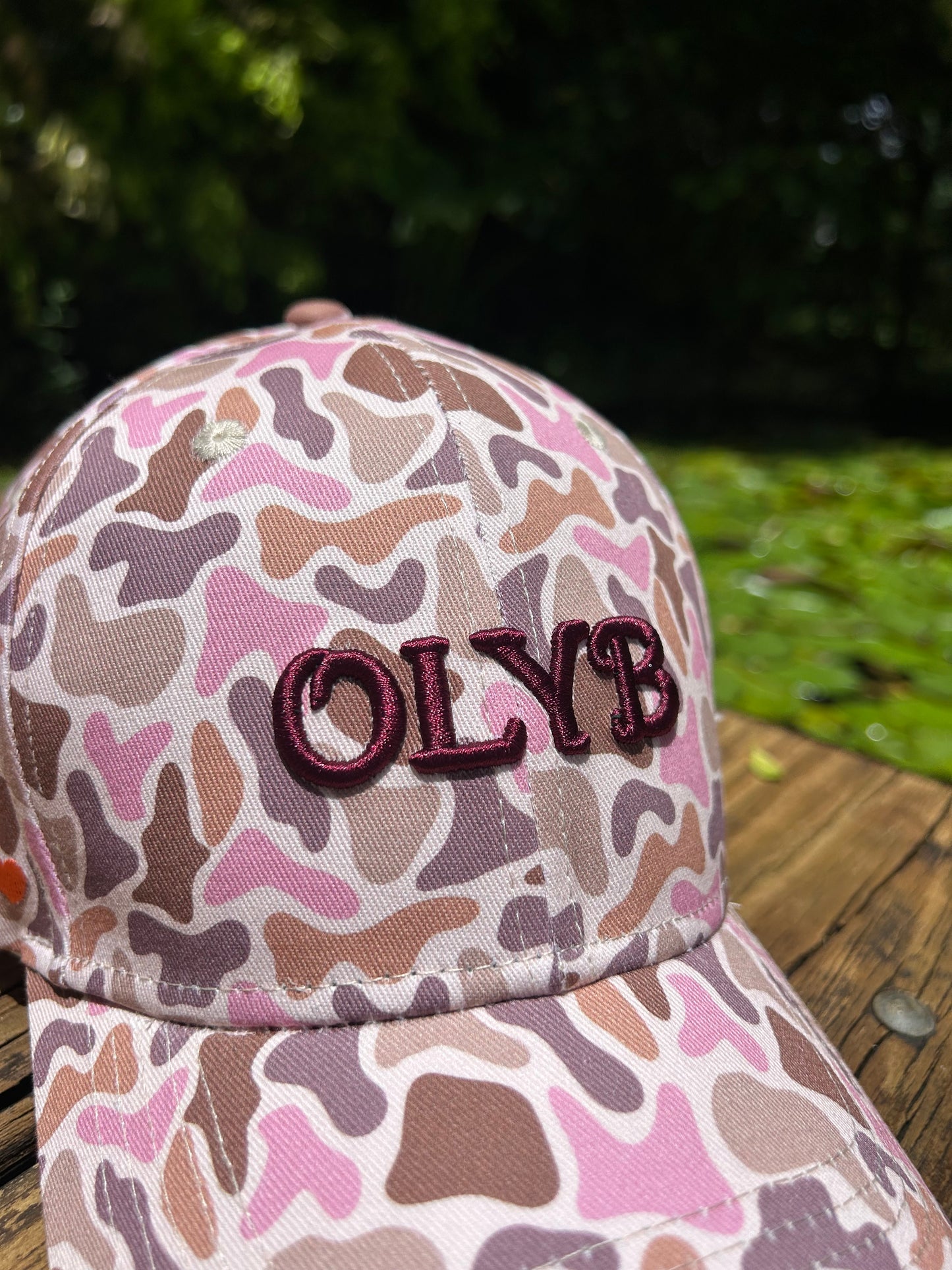 “Plum/Pink” Camo Classic Dad Cap