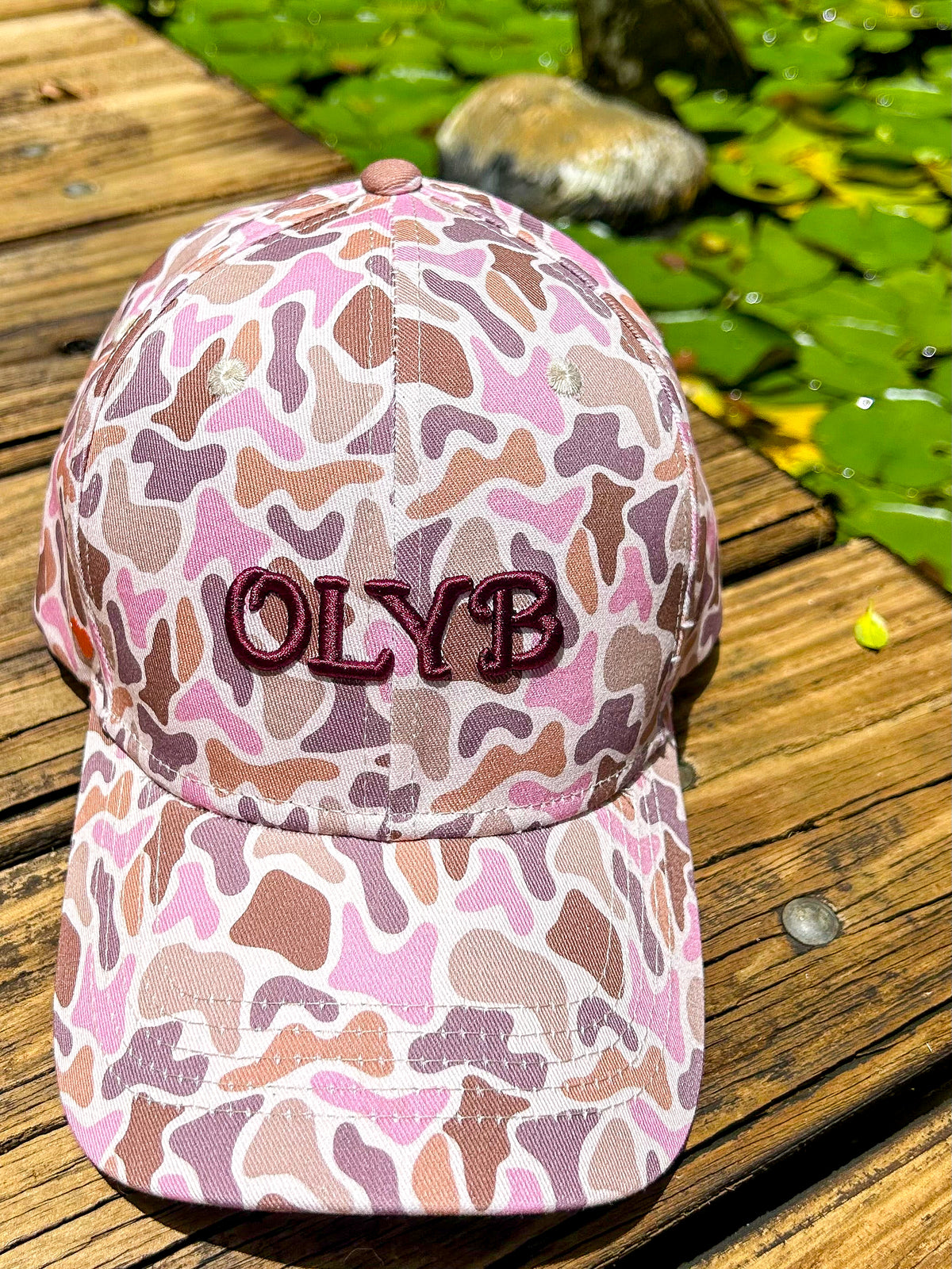 OLY B “Plum Camo” Dad Cap -Drop 3