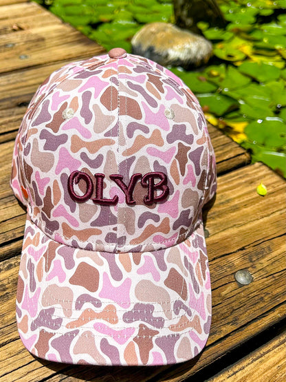 OLY B “Plum Camo” Dad Cap -Drop 3