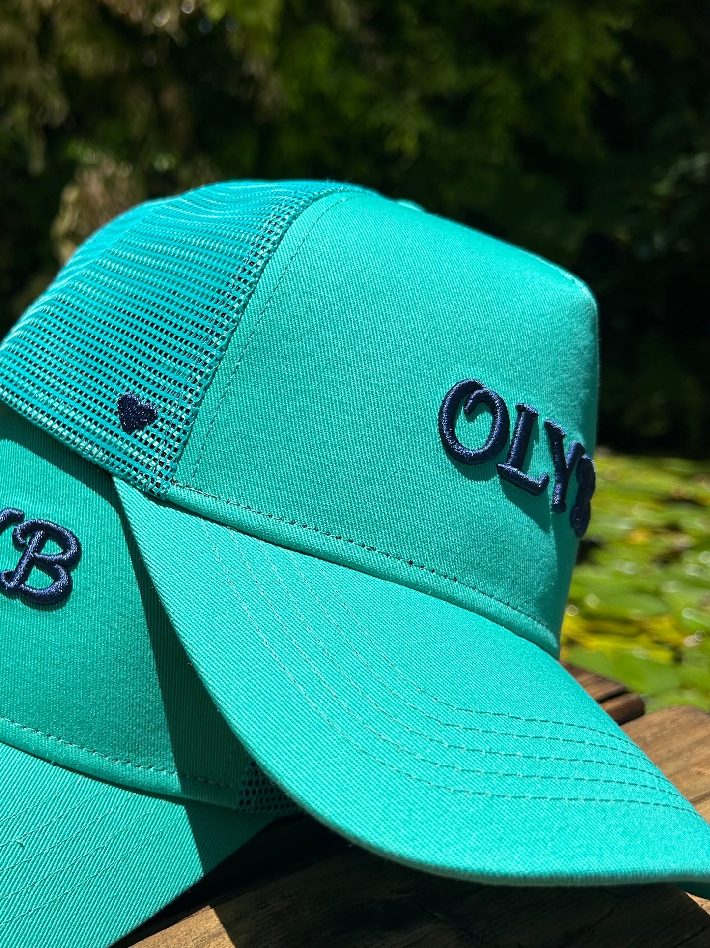 Mix & Match “Teal” Mesh Trucker Cap