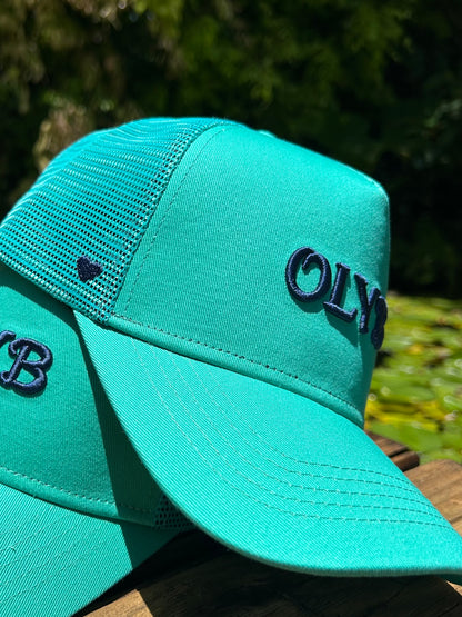 Mix & Match “Teal” Mesh Trucker Cap