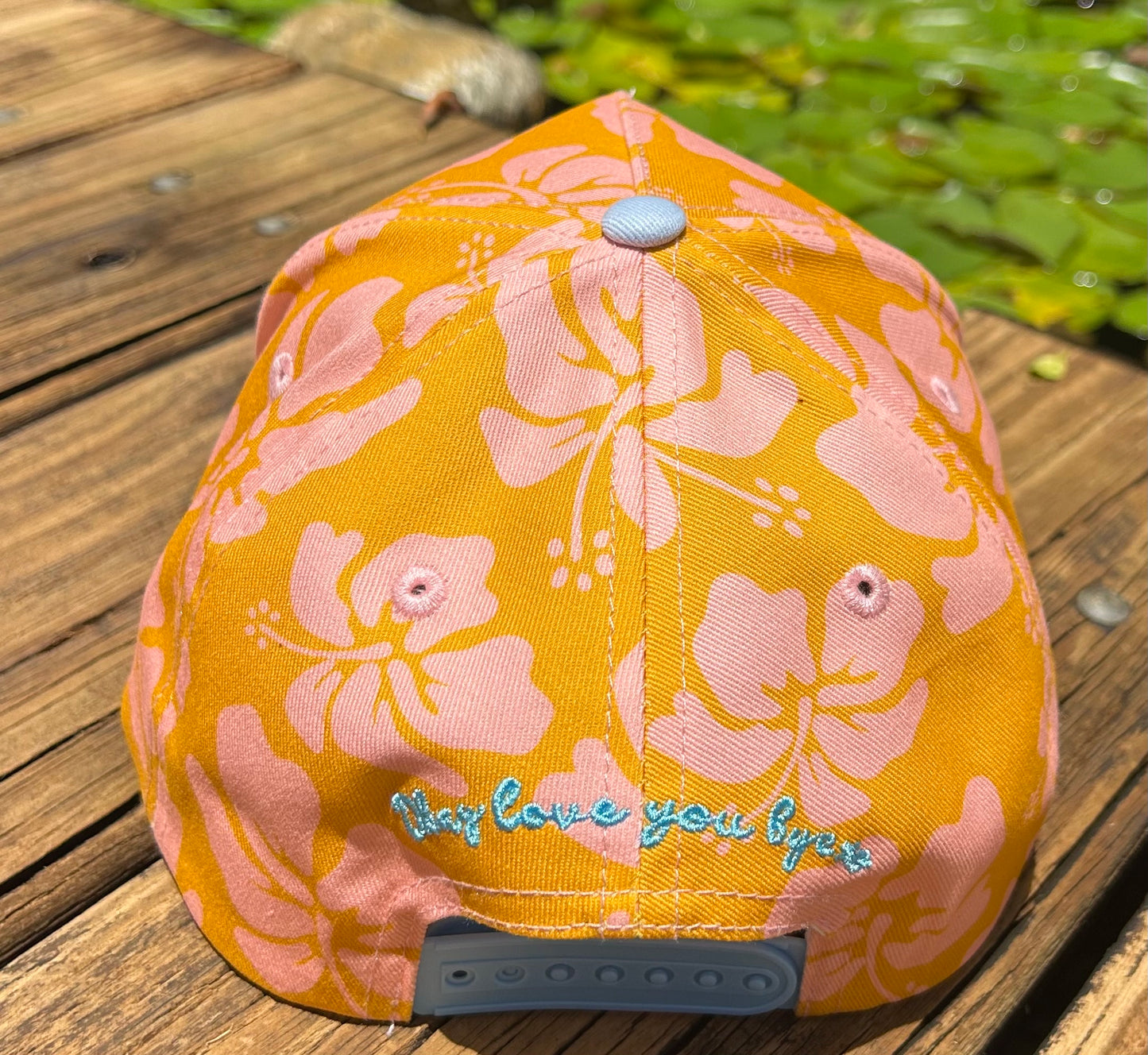"Coastal Cowgirl” Hibiscus Baseball Cap