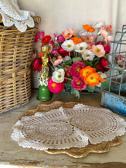 Vintage Large Doilies- Design options available