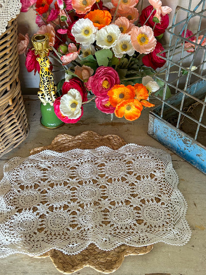 Vintage Large Doilies- Design options available