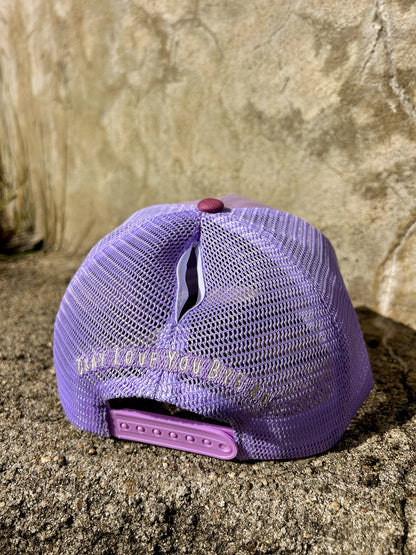 OLY B "Lavender Haze" Ponytail Mesh Trucker Cap -Drop 4