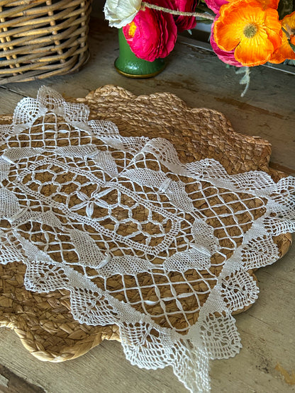 Vintage Large Doilies- Design options available