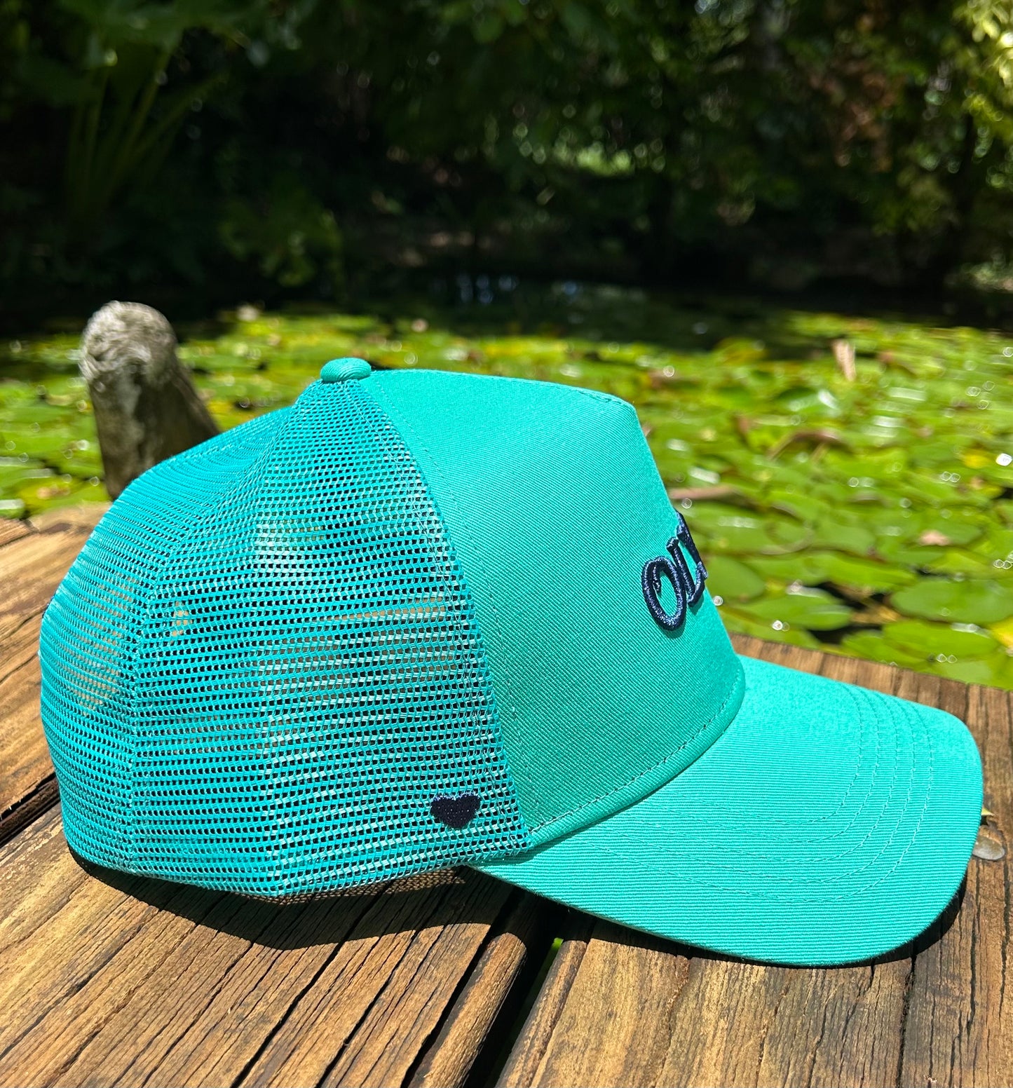 Mix & Match “Teal” Mesh Trucker Cap