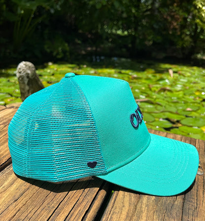 Mix & Match “Teal” Mesh Trucker Cap