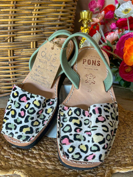 Original "PONS" Women’s Sandals- Size 37  *Made in Spain