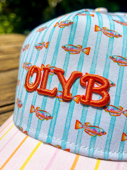 OLY B “Fins and Tales” Baseball Cap-Drop 3 (Seconds Collection)