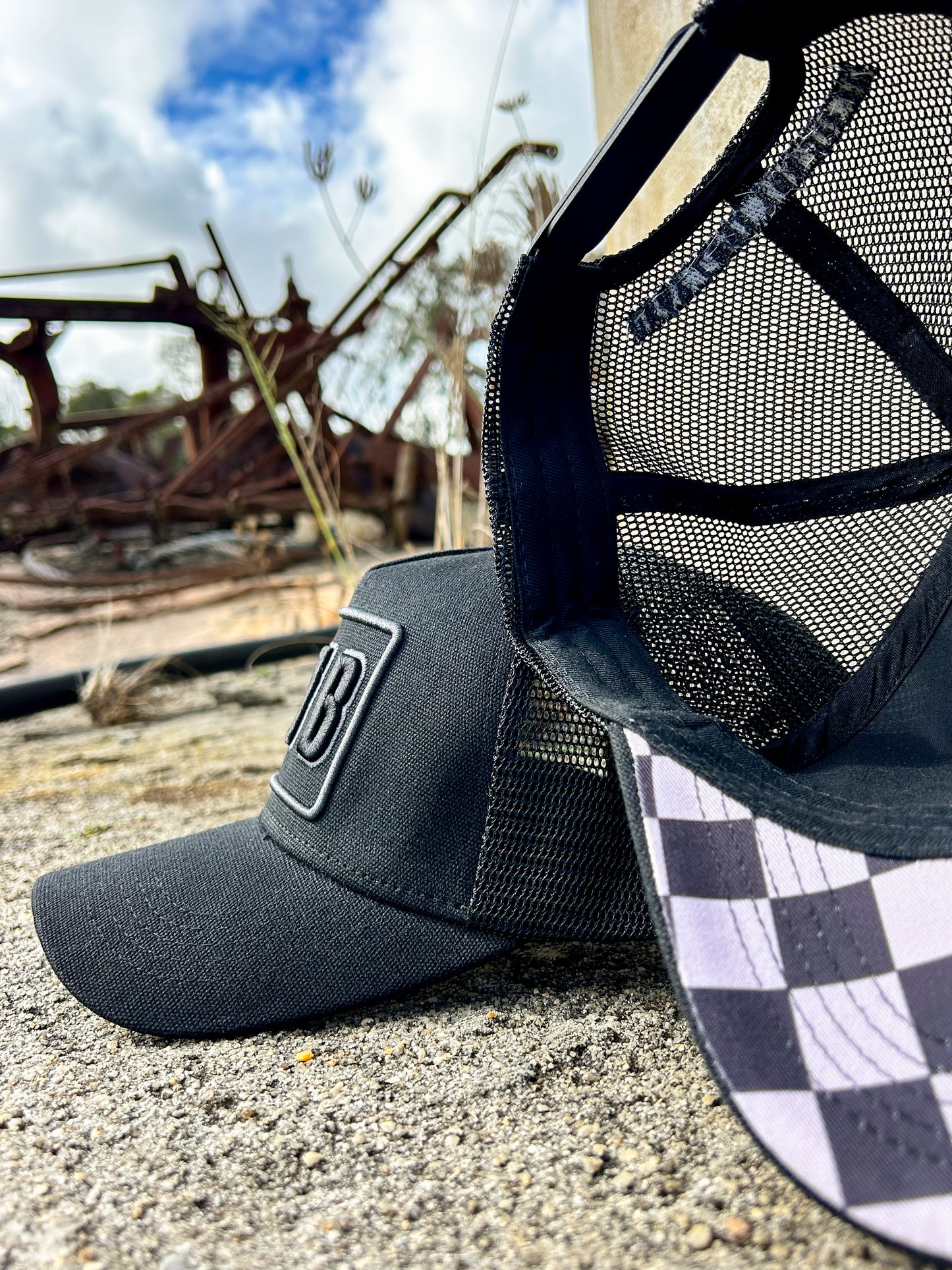 OLY B "Eight Ball" Mesh Trucker Cap-Drop 4