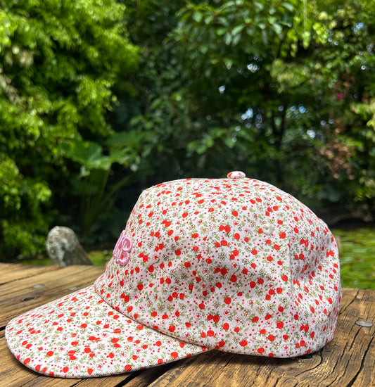 “Berry Bliss ” Strawberry Relaxed  Cap