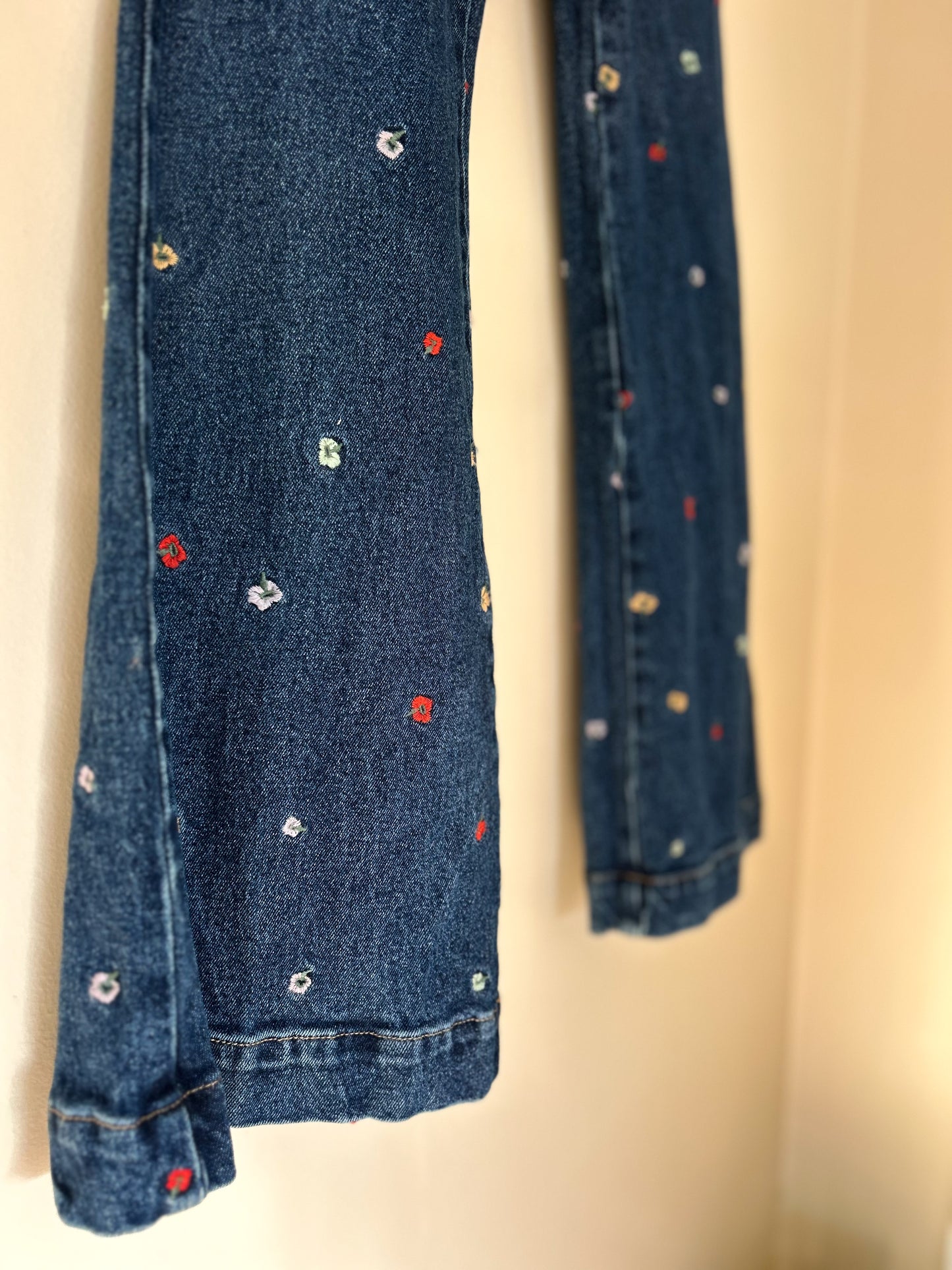 Ghanda Flower Jeans- fit size 8