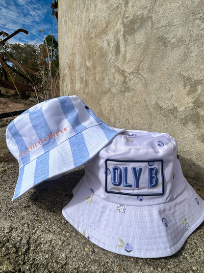 OLY B “Blueberry Stripe” Adult Reversible Bucket Hat -Drop 4