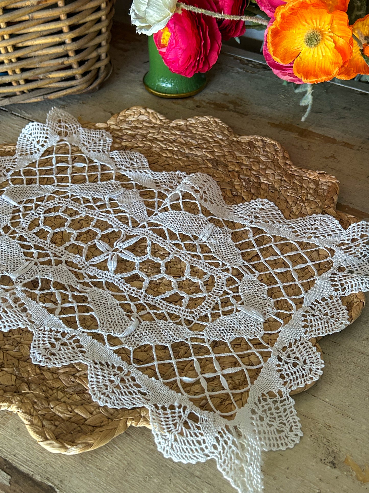 Vintage Large Doilies- Design options available
