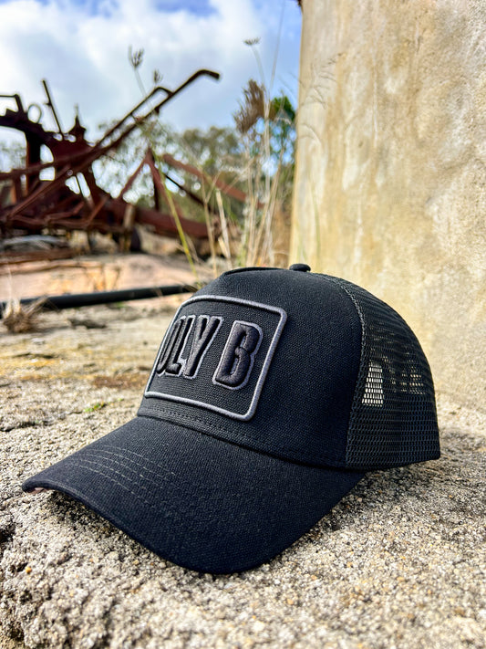OLY B "Eight Ball" Mesh Trucker Cap-Drop 4
