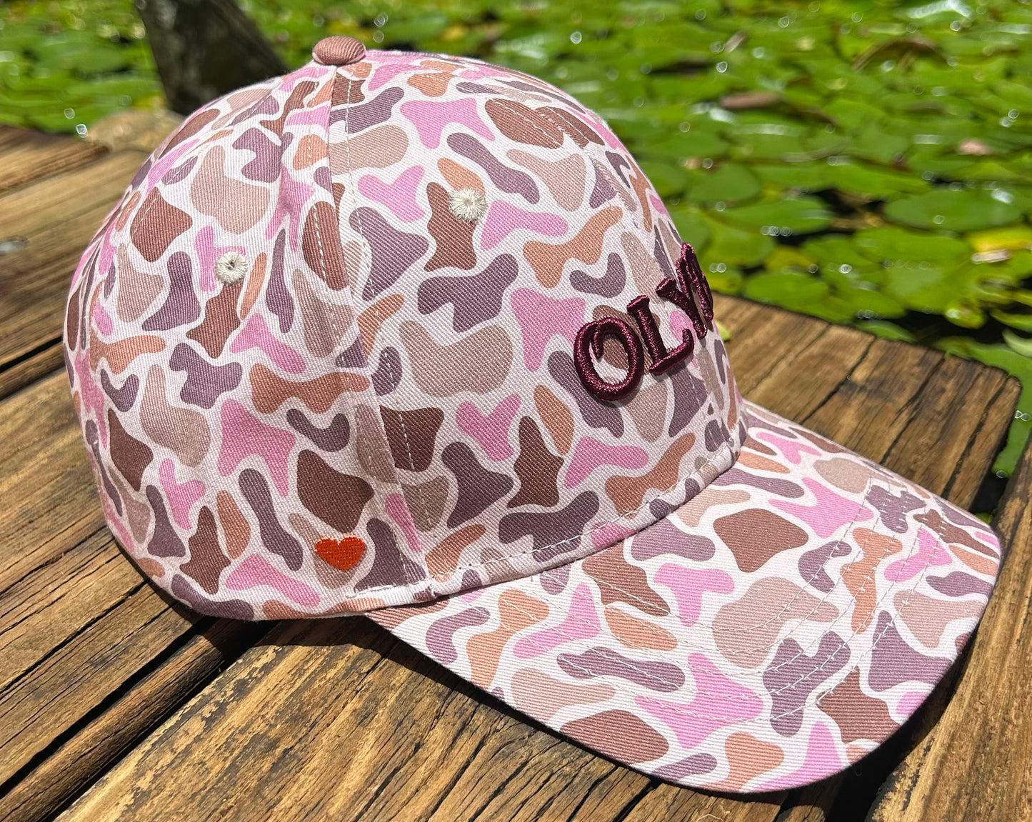 “Plum/Pink” Camo Classic Dad Cap
