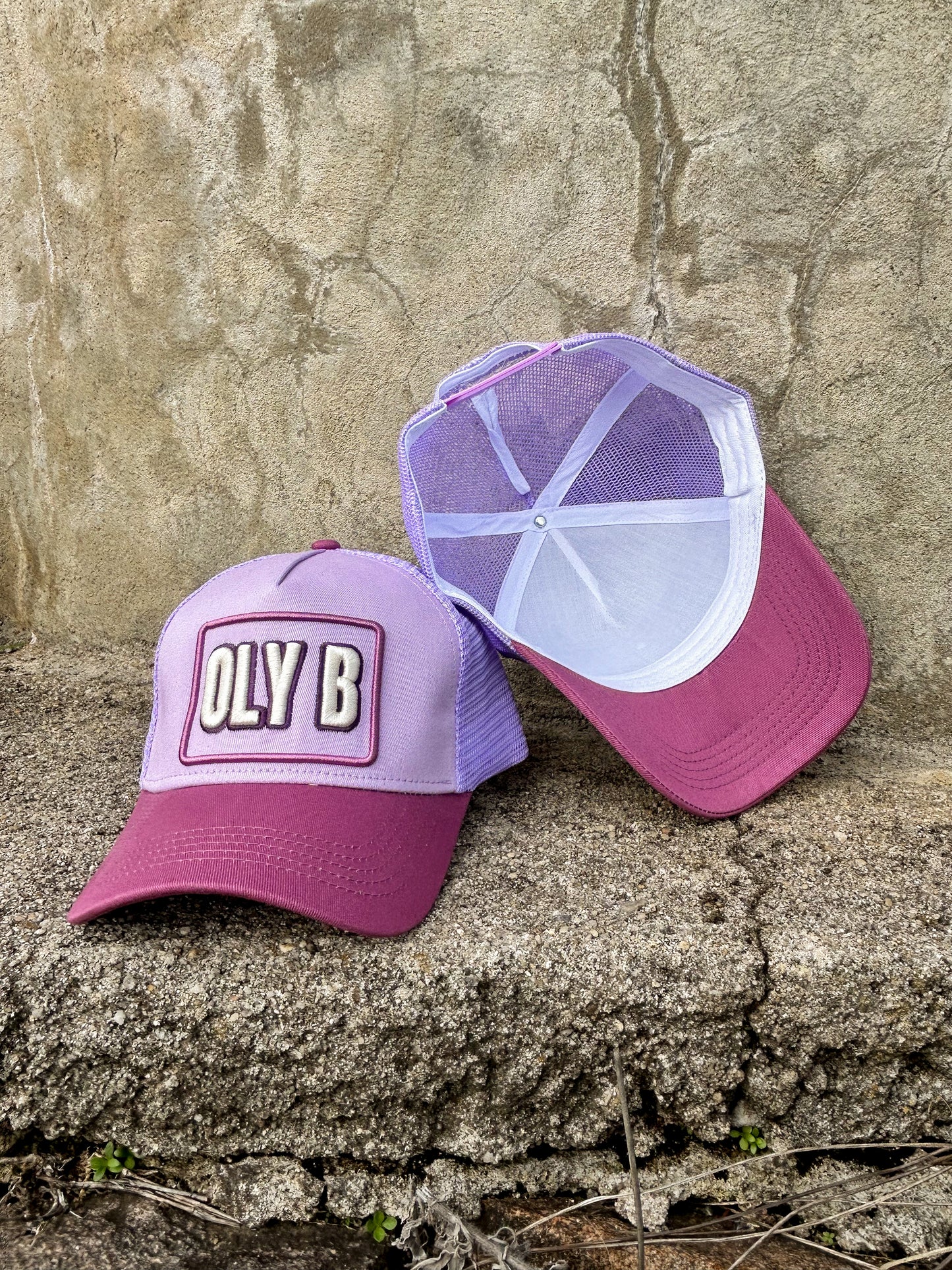 OLY B "Lavender Haze" Ponytail Mesh Trucker Cap -Drop 4