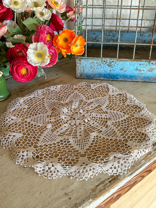 Vintage Large Doilies- Design options available