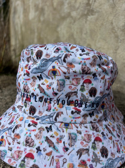 OLY B “Australiana Party” Kids Reversible Bucket Hat-Drop 4