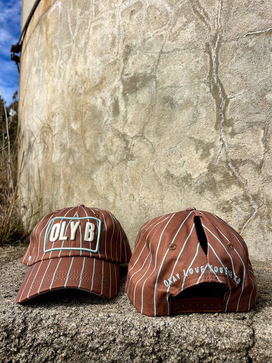OLY B "Vintage Cocoa" Ponytail Dad Cap -Drop 4