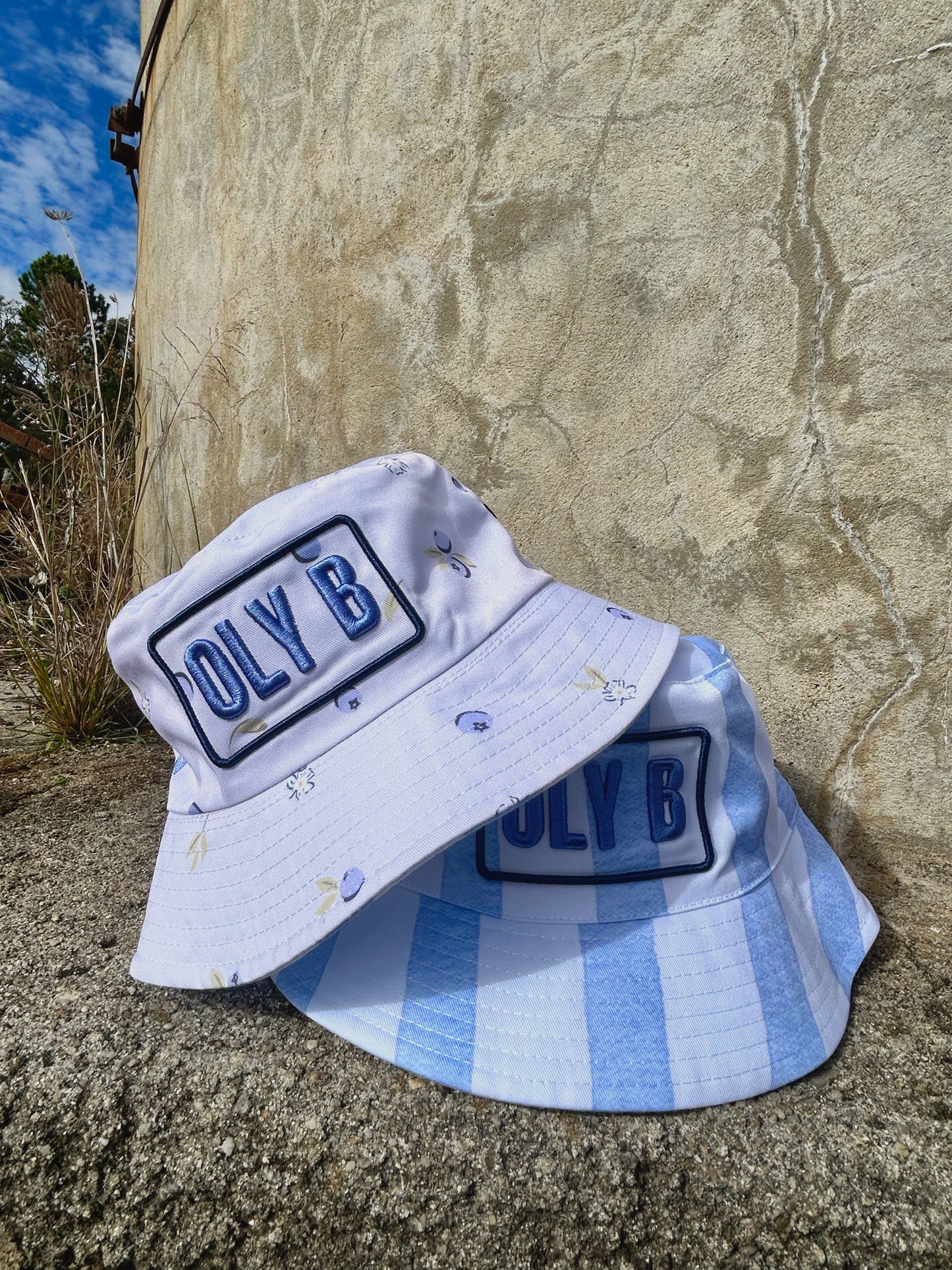 OLY B “Blueberry Stripe” Adult Reversible Bucket Hat -Drop 4