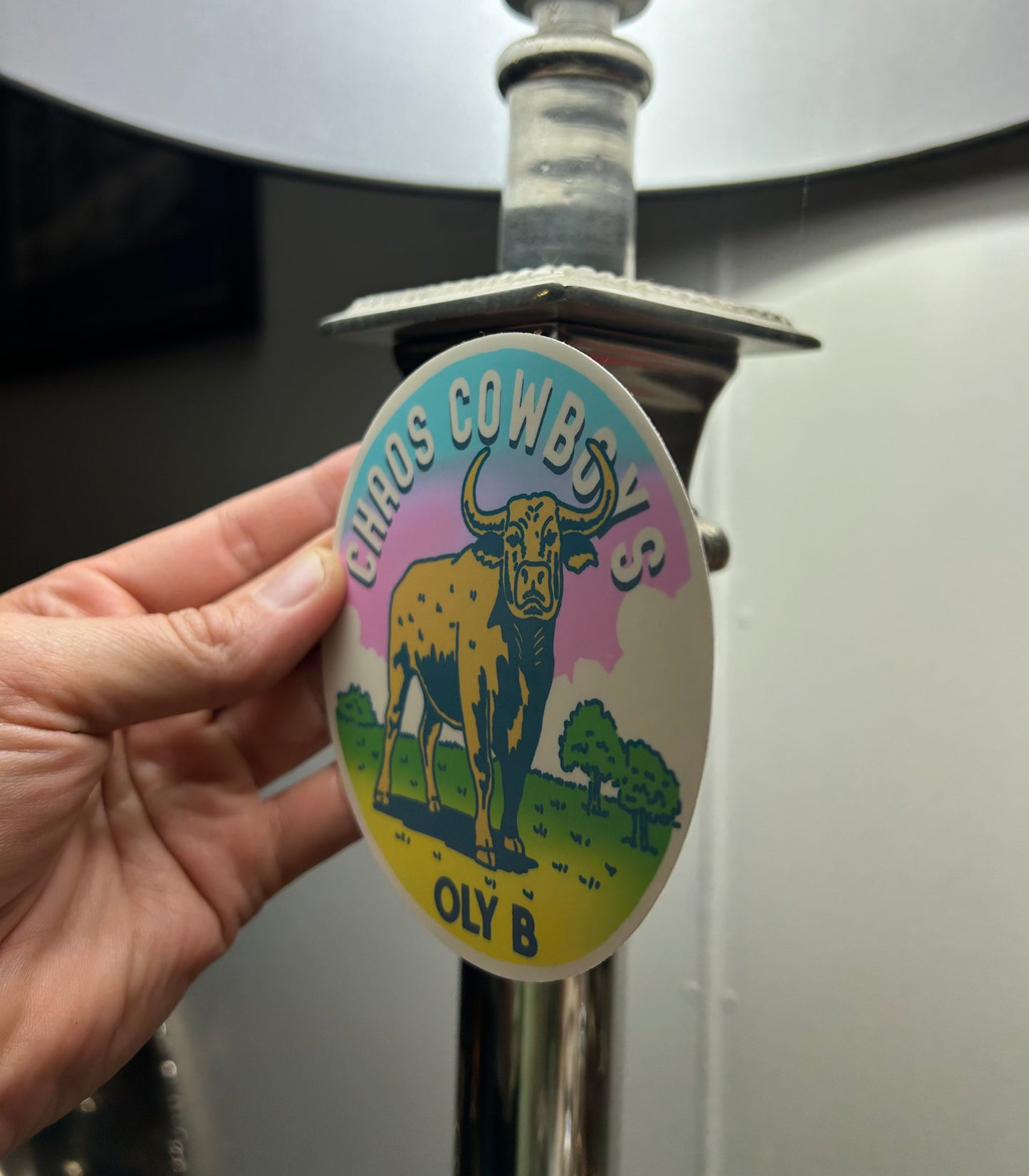 Chaos Cowboys Sticker by OLY B