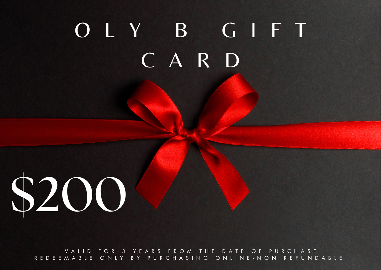 OLY B Gift Card